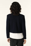 ba&sh Louman Cardigan, Navy-ba&sh