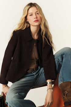 Ba&sh Milas Jacket, Brown-ba&sh