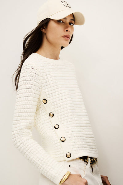 ba&sh Gael Sweater, Off White-ba&sh