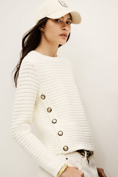 ba&sh Gael Sweater, Off White-ba&sh