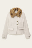 ba&sh Terry Coat, Off White-ba&sh