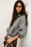Ba&Sh Rabel Cardigan, Gray