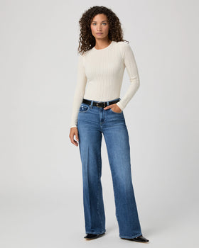Paige Tatum 32" Wide Leg Jean, Bookshelf-PAIGE
