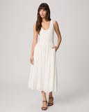 Sebastian Dress, White-PAIGE