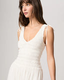 Sebastian Dress, White-PAIGE