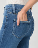 High Rise Laurel Canyon 32" W/ 5/8" Beltloops, Monaco Mist-PAIGE