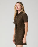 Clementine Dress With Seams, Fern-PAIGE