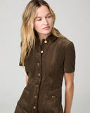 Clementine Dress With Seams, Fern-PAIGE