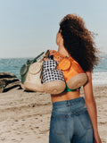 MZW Espadrille Bucket Bag, Buff-MZ Wallace