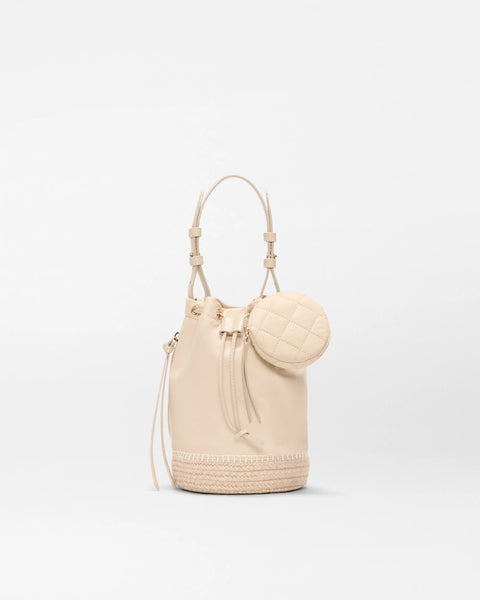 MZW Espadrille Bucket Bag, Buff-MZ Wallace