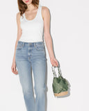 MZW Espadrille Bucket Bag, Agave Green-MZ Wallace