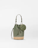 MZW Espadrille Bucket Bag, Agave Green-MZ Wallace