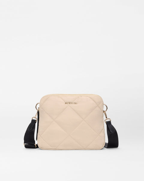 Madison Crossbody II, Buff/ Black-MZ Wallace