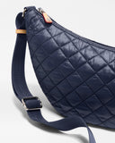 MZW Small Smile Bag, Navy-MZ Wallace