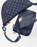 MZW Small Smile Bag, Navy-MZ Wallace