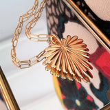 JW LOVE Palm Frond Heart, Gold-Jane Win