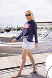 Flag Sweater, Navy-Sail to Sable