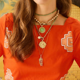 Double Wrap Bead Necklace, Jade-Jane Win