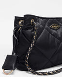 MZ Small Frankie Tote, Black