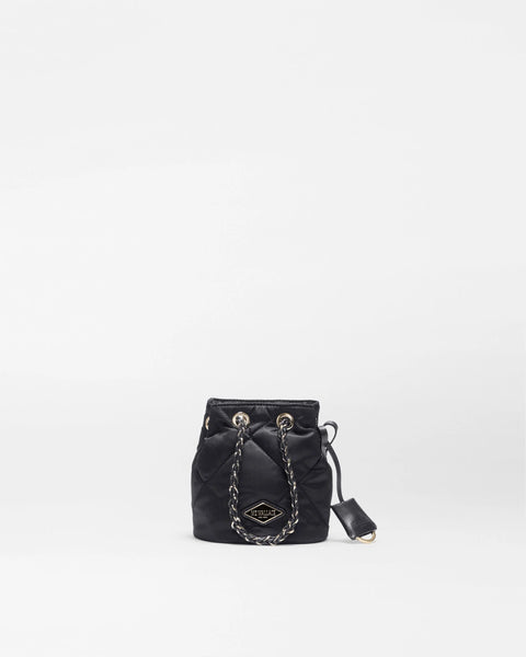 MZ Mini Frankie Bucket Bag, Black
