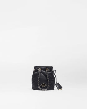 MZ Mini Frankie Bucket Bag, Black-MZ Wallace