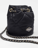 MZ Mini Frankie Bucket Bag, Black