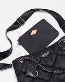 MZ Medium Frankie Tote, Black