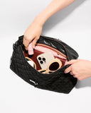 MZ Wallace Crosby Lock Shoulder, Black Velvet Finish