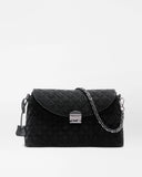 MZ Wallace Crosby Lock Shoulder, Black Velvet Finish