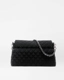 MZ Wallace Crosby Lock Shoulder, Black Velvet Finish