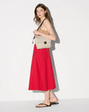 MZ Wallace Medium Crosby Lock Crossbody, Sandy Linen-MZ Wallace