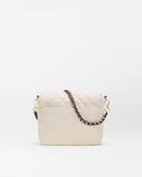 MZ Wallace Medium Crosby Lock Crossbody, Sandy Linen-MZ Wallace