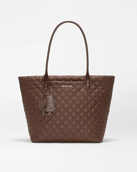 MZW Medium Daily Tote, Walnut-MZ Wallace