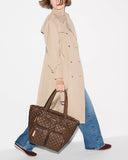 MZW Medium Metro Travel Tote, Walnut