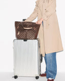 MZW Medium Metro Travel Tote, Walnut