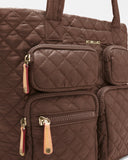 MZW Medium Metro Travel Tote, Walnut