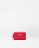 MZ Ava Mini Zip Pouch, Red Apple
