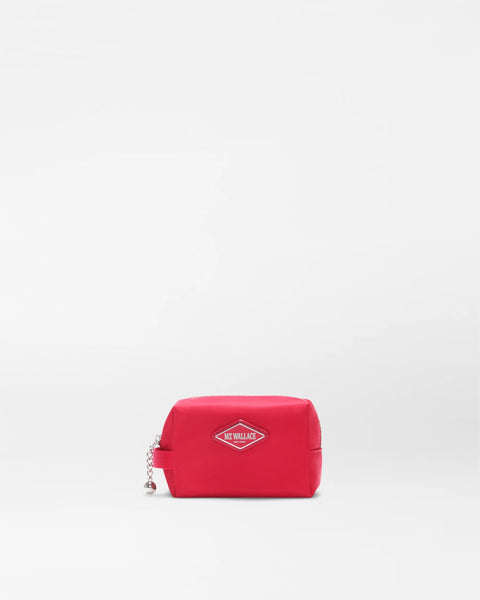MZ Ava Mini Zip Pouch, Red Apple