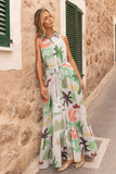 Sleeveless Maxi Shirt Dress, Paradiso Petal-Oliphant Design