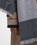 Barbour Melody Check Scarf, Charcoal-Barbour