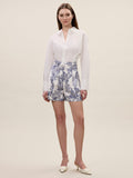 Rebecca Taylor Lena Shine Short, Ivory Toile Combo-Rebecca Taylor