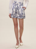 Rebecca Taylor Lena Shine Short, Ivory Toile Combo-Rebecca Taylor