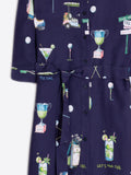 Isota Golf Par Tee Dress, Navy-Vilagallo