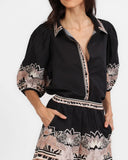 Lotus Tiger Balloon Shirt, Eclipse