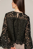 AD Boho Lace top, Blk-Adroit Atelier