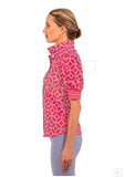 Puff Top - Lucy In The Sky with Diamonds, Coral/Periwinkle-Gretchen Scott