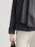Meilleur Moment Scarf Jacket, Gray-Meilleur Moment