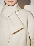 Meilleur Moment Scarf Jacket, Cream-Meilleur Moment