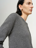 Meilleur Moment Tip Cardi, Dark Gray-Meilleur Moment
