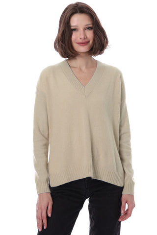 Long/ Lean V-Neck Brown Sugar-Minnie Rose